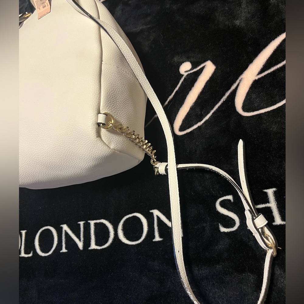 Victoria's Secret White Quilted Mini Backpack Paradise Summer Charms - Picture 7 of 9
